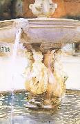 John Singer Sargent Spanish Fountain (mk18) Norge oil painting reproduction